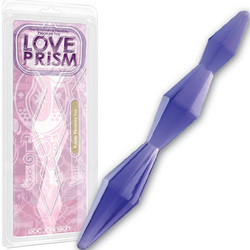 Love Prism: A prism of sexual pleasure fills your body when you play with this dildo sex toy before using a dual stimulation jack rabbit vibrator.