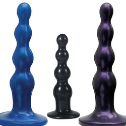 Ripple: Imagine anal beads in the shape of a smoothly textured dildo sex toy for women and men.